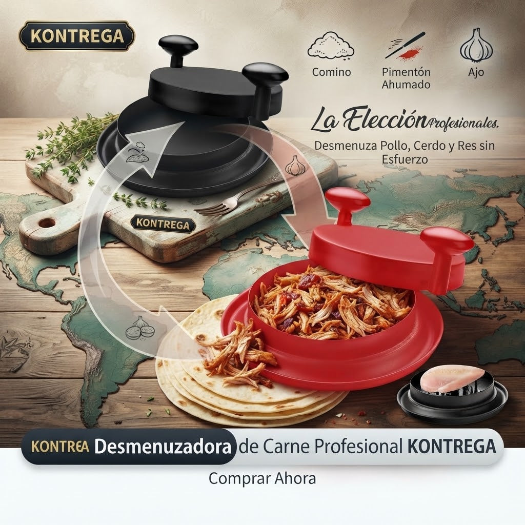 🔥 DESMECHADOR DE POLLO Y CARNE – TRITURA Y DESMENUZA EN SEGUNDOS