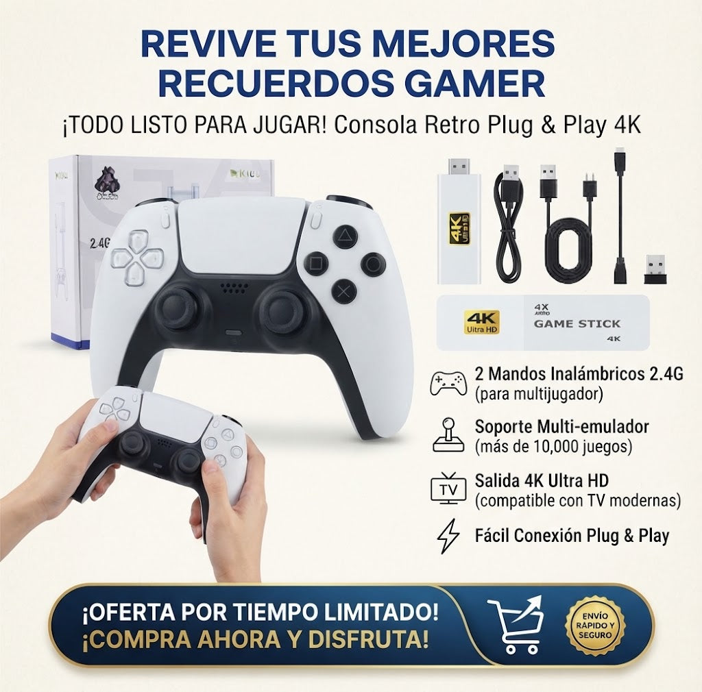 🎮 JOYSTICK INALÁMBRICO M15 2.4G – ¡JUEGA SIN CABLES Y DISFRUTA AL MÁXIMO! 🔥