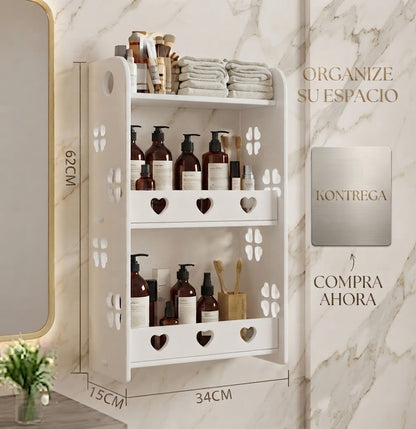 🧼🔥 ¡ADIÓS AL DESORDEN! ESTANTE ORGANIZADOR DE BAÑO 3 NIVELES 🚿✨
