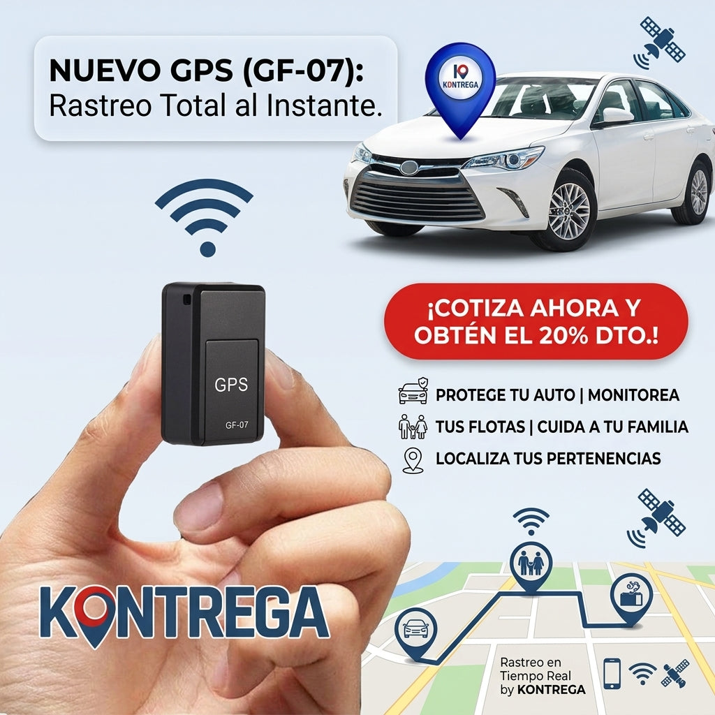 🔥 MINI GPS RASTREADOR | PEQUEÑO, DISCRETO Y PRÁCTICO👌