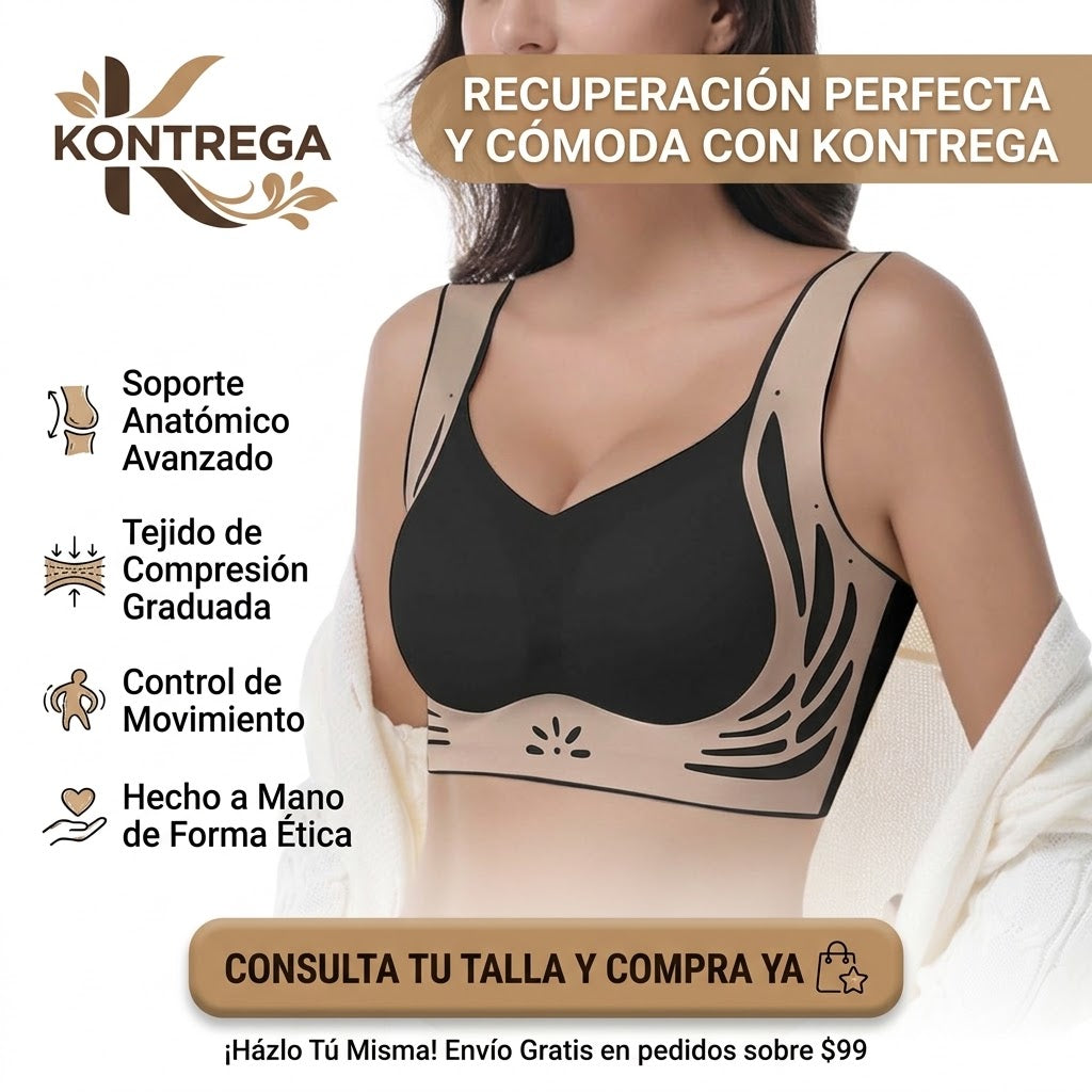 🌸 Brasier Reafirmante Sin Varilla / Comodidad y Soporte