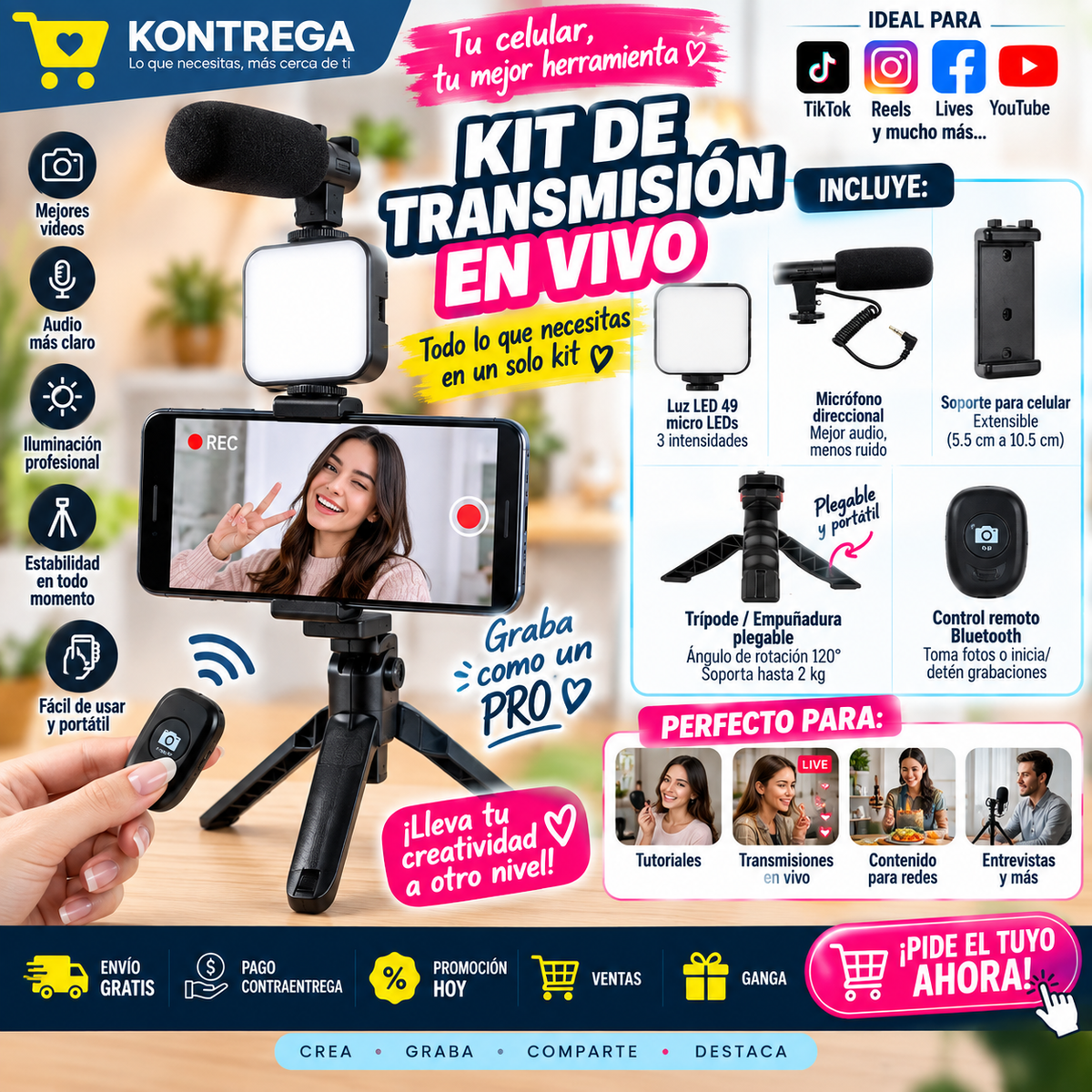 KIT DE GRABACIÓN VIRAL