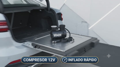 ⚡💨 COMPRESOR A110 12V PRO | MULTIUSOS PARA CARRO, MOTO Y MÁS 🚗🏍️